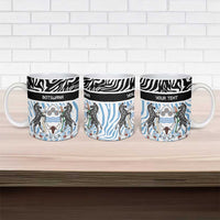 Botswana Personalized Ceramic Mug Zebra Skins Pattern - Wonder Print Shop