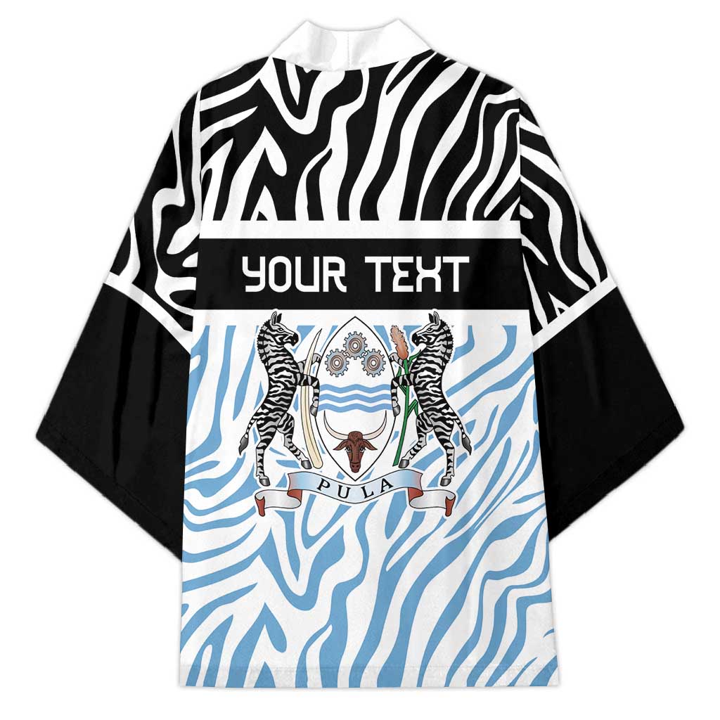 Botswana Personalized Kimono Zebra Skins Pattern - Wonder Print Shop