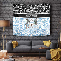 Botswana Personalized Tapestry Zebra Skins Pattern - Wonder Print Shop