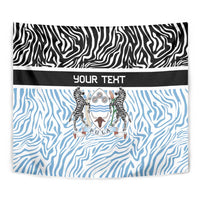 Botswana Personalized Tapestry Zebra Skins Pattern - Wonder Print Shop