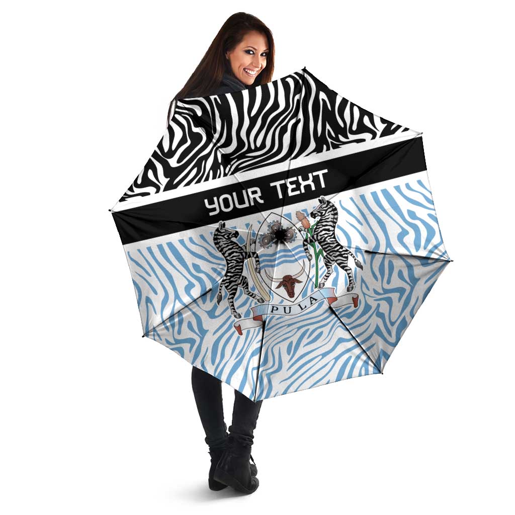 Botswana Personalized Umbrella Zebra Skins Pattern - Wonder Print Shop
