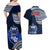 Samoa Rugby Couples Matching Off Shoulder Maxi Dress and Hawaiian Shirt Proud Samoa World Cup 2023 LT9 - Wonder Print Shop