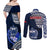 Samoa Rugby Couples Matching Off Shoulder Maxi Dress and Long Sleeve Button Shirts Proud Samoa World Cup 2023 LT9 - Wonder Print Shop