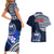 Samoa Rugby Couples Matching Short Sleeve Bodycon Dress and Hawaiian Shirt Proud Samoa World Cup 2023 LT9 - Wonder Print Shop