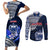 Samoa Rugby Couples Matching Short Sleeve Bodycon Dress and Long Sleeve Button Shirts Proud Samoa World Cup 2023 LT9 - Wonder Print Shop