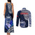 Samoa Rugby Couples Matching Tank Maxi Dress and Long Sleeve Button Shirts Proud Samoa World Cup 2023 LT9 - Wonder Print Shop