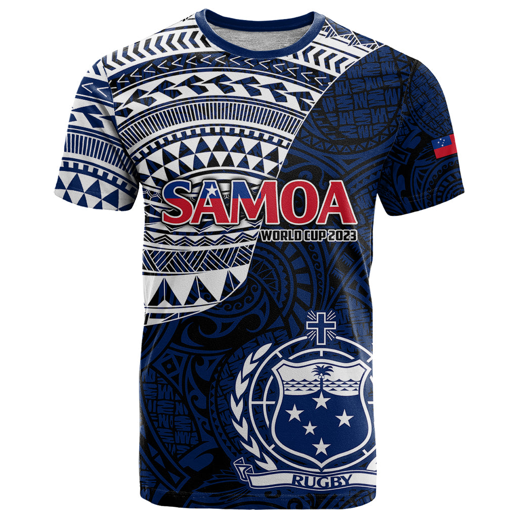 Custom Samoa Rugby T Shirt Proud Samoa World Cup 2023 - Wonder Print Shop