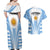 Argentina Rugby Couples Matching Off Shoulder Maxi Dress and Hawaiian Shirt World Cup 2023 Los Pumas Go Champion LT9 - Wonder Print Shop