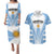 Argentina Rugby Couples Matching Puletasi Dress and Hawaiian Shirt World Cup 2023 Los Pumas Go Champion LT9 - Wonder Print Shop