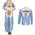 Argentina Rugby Couples Matching Summer Maxi Dress and Long Sleeve Button Shirts World Cup 2023 Los Pumas Go Champion LT9 - Wonder Print Shop