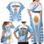 Argentina Rugby Family Matching Off Shoulder Long Sleeve Dress and Hawaiian Shirt World Cup 2023 Los Pumas Go Champion - Wonder Print Shop