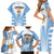 Argentina Rugby Family Matching Short Sleeve Bodycon Dress and Hawaiian Shirt World Cup 2023 Los Pumas Go Champion - Wonder Print Shop