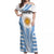 Argentina Rugby Off Shoulder Maxi Dress World Cup 2023 Los Pumas Go Champion - Wonder Print Shop