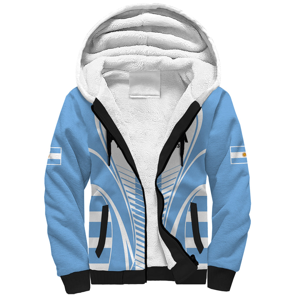 Argentina Rugby Sherpa Hoodie World Cup 2023 Los Pumas Go Champion - Wonder Print Shop