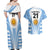 Custom Argentina Rugby Couples Matching Off Shoulder Maxi Dress and Hawaiian Shirt World Cup 2023 Los Pumas Go Champion LT9 - Wonder Print Shop