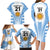 Custom Argentina Rugby Family Matching Long Sleeve Bodycon Dress and Hawaiian Shirt World Cup 2023 Los Pumas Go Champion LT9 - Wonder Print Shop