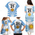 Custom Argentina Rugby Family Matching Puletasi Dress and Hawaiian Shirt World Cup 2023 Los Pumas Go Champion - Wonder Print Shop