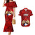 Chile Rugby Couples Matching Mermaid Dress and Hawaiian Shirt Los Condores Mascot with Bellflower World Cup 2023 LT9 - Wonder Print Shop