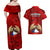 Chile Rugby Couples Matching Off Shoulder Maxi Dress and Hawaiian Shirt Los Condores Mascot with Bellflower World Cup 2023 LT9 - Wonder Print Shop