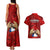 Chile Rugby Couples Matching Tank Maxi Dress and Hawaiian Shirt Los Condores Mascot with Bellflower World Cup 2023 LT9 - Wonder Print Shop