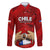 Chile Rugby Family Matching Long Sleeve Bodycon Dress and Hawaiian Shirt Los Condores Mascot with Bellflower World Cup 2023 LT9 - Wonder Print Shop