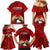 Chile Rugby Family Matching Mermaid Dress and Hawaiian Shirt Los Condores Mascot with Bellflower World Cup 2023 LT9 - Wonder Print Shop