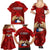 Chile Rugby Family Matching Summer Maxi Dress and Hawaiian Shirt Los Condores Mascot with Bellflower World Cup 2023 - Wonder Print Shop