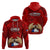 Chile Rugby Hoodie Los Condores Mascot with Bellflower World Cup 2023 - Wonder Print Shop