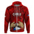 Chile Rugby Hoodie Los Condores Mascot with Bellflower World Cup 2023 - Wonder Print Shop