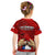 Chile Rugby Kid T Shirt Los Condores Mascot with Bellflower World Cup 2023 - Wonder Print Shop