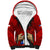 Chile Rugby Sherpa Hoodie Los Condores Mascot with Bellflower World Cup 2023 - Wonder Print Shop