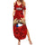 Chile Rugby Summer Maxi Dress Los Condores Mascot with Bellflower World Cup 2023 - Wonder Print Shop