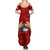 Chile Rugby Summer Maxi Dress Los Condores Mascot with Bellflower World Cup 2023 - Wonder Print Shop