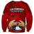 Chile Rugby Sweatshirt Los Condores Mascot with Bellflower World Cup 2023 - Wonder Print Shop