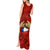 Chile Rugby Tank Maxi Dress Los Condores Mascot with Bellflower World Cup 2023 - Wonder Print Shop