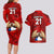 Custom Chile Rugby Couples Matching Long Sleeve Bodycon Dress and Hawaiian Shirt Los Condores Mascot with Bellflower World Cup 2023 LT9 - Wonder Print Shop