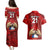 Custom Chile Rugby Couples Matching Puletasi Dress and Hawaiian Shirt Los Condores Mascot with Bellflower World Cup 2023 LT9 - Wonder Print Shop