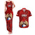 Custom Chile Rugby Couples Matching Tank Maxi Dress and Hawaiian Shirt Los Condores Mascot with Bellflower World Cup 2023 LT9 - Wonder Print Shop