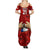 Custom Chile Rugby Family Matching Summer Maxi Dress and Hawaiian Shirt Los Condores Mascot with Bellflower World Cup 2023 - Wonder Print Shop