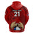 Custom Chile Rugby Hoodie Los Condores Mascot with Bellflower World Cup 2023 - Wonder Print Shop