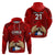 Custom Chile Rugby Hoodie Los Condores Mascot with Bellflower World Cup 2023 - Wonder Print Shop