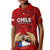 Custom Chile Rugby Kid Polo Shirt Los Condores Mascot with Bellflower World Cup 2023 - Wonder Print Shop