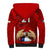 Custom Chile Rugby Sherpa Hoodie Los Condores Mascot with Bellflower World Cup 2023 - Wonder Print Shop