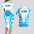 Uruguay Rugby Couples Matching Long Sleeve Bodycon Dress and Hawaiian Shirt World Cup 2023 Go Los Teros LT9 - Wonder Print Shop