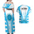 Uruguay Rugby Couples Matching Off Shoulder Maxi Dress and Hawaiian Shirt World Cup 2023 Go Los Teros LT9 - Wonder Print Shop