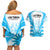 Uruguay Rugby Couples Matching Off Shoulder Short Dress and Hawaiian Shirt World Cup 2023 Go Los Teros LT9 - Wonder Print Shop