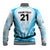 Custom Uruguay Rugby Baseball Jacket World Cup 2023 Go Los Teros LT9 - Wonder Print Shop