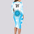 Custom Uruguay Rugby Long Sleeve Bodycon Dress World Cup 2023 Go Los Teros - Wonder Print Shop