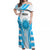 Custom Uruguay Rugby Off Shoulder Maxi Dress World Cup 2023 Go Los Teros - Wonder Print Shop