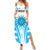 Custom Uruguay Rugby Summer Maxi Dress World Cup 2023 Go Los Teros - Wonder Print Shop